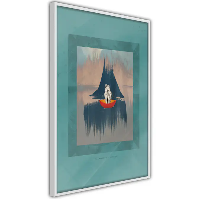 Poster Artgeist Affisch Couple On Boat