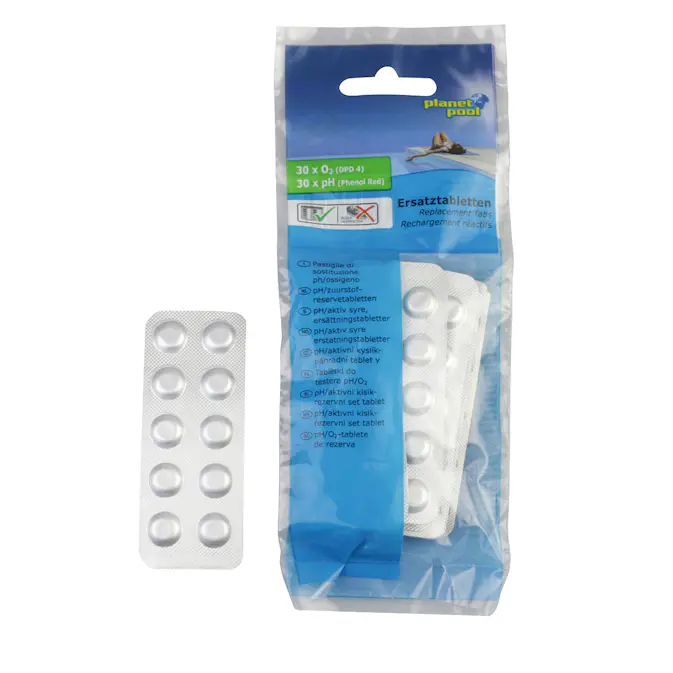 Ersättningstabletter Planet Pool PH/Aktiv Syre Granulat