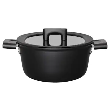 Gryta Fiskars Hard Face 3,5 L/22 cm – Non-Stick Gryta Med Slitstark Beläggning För Enkel Rengöring