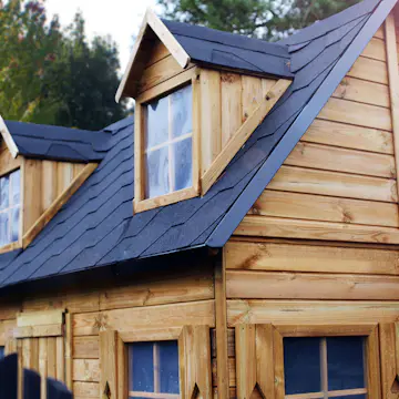 Lekstuga Jabo Milla 4m² Trästuga med Sadeltak