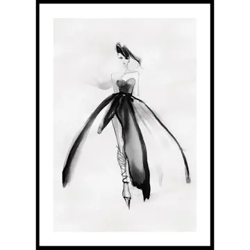 Poster Gallerix Watercolor Dress