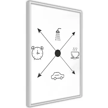 Poster Artgeist Affisch Daily Schedule