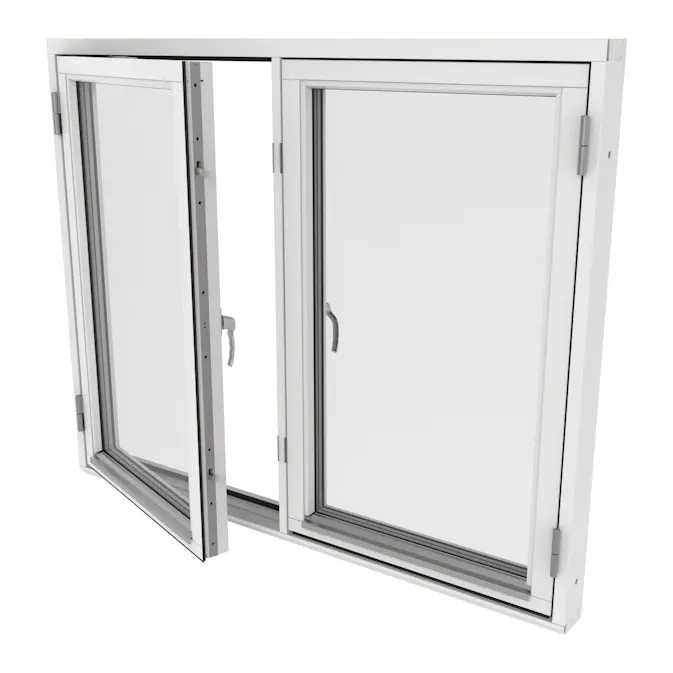Sidohängt Fönster Outline 3-Glas Trä 2-Luft