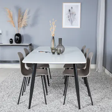 Matgrupp Venture Home Polar med 6st Arctic Stolar