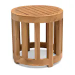 Utebord Hillerstorp Himmelsnäs Rund Ø 50 cm Teak Träbord
