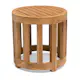 Utebord Hillerstorp Himmelsnäs Rund Ø 50 cm Teak Träbord