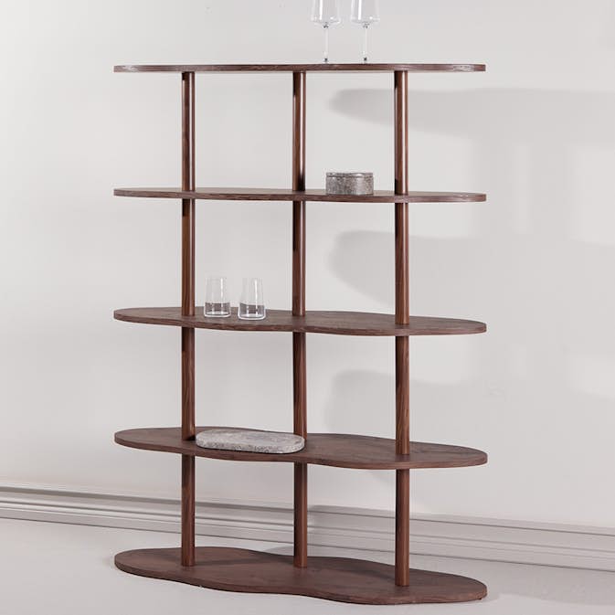 Bokhylla Vind Moln Öppen med 5 Hyllplan