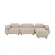 3-sitssoffa Venture Home Mika 4 st Moduler Beige Divan