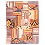 Persisk Patchworkmatta Arkiio Kelim Flerfärgad 154x205