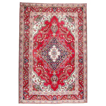 Persisk Matta Arkiio Tabriz Vintage Original 195x290