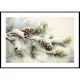 Poster Gallerix Snow Covered Pine Cones