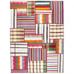 Persisk Patchworkmatta Arkiio Kelim Flerfärgad 152x207