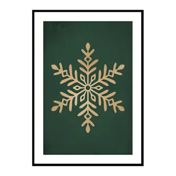 Poster Gallerix Christmas Snowflake