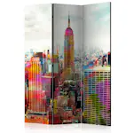Rumsavdelare Skärmvägg Arkiio Colors Of New York City 135x172 cm