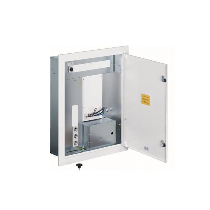 Mätarskåp Hager Fasad Infällt 1 Mätare 25 A Inklusive Medialåda Al/Cu-anslutningar 6-50 mm2 Vit