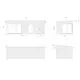 Stuga Palmako Andrea 22,1 m² Slide (inv. 21,1 m²)