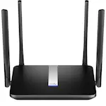 Wi-Fi Router CUDY X6 AX1800 Gigabit Mesh Tillbehör Hemelektronik Svart