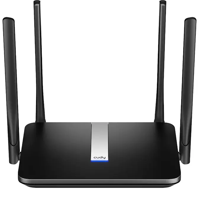 Wi-Fi Router CUDY X6 AX1800 Gigabit Mesh Tillbehör Hemelektronik Svart