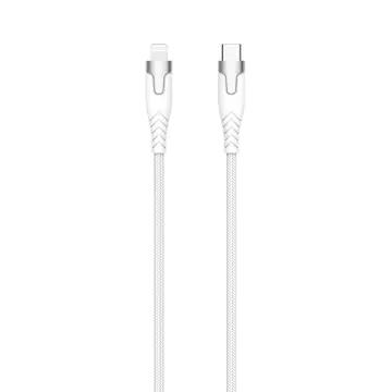 Kevlarkabel GEAR Pro USB-C Till Lightning Metallhölje 1,5 M