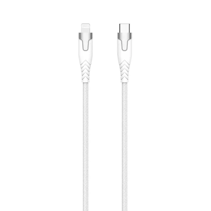 Kevlarkabel GEAR Pro USB-C Till Lightning Metallhölje 1,5 M