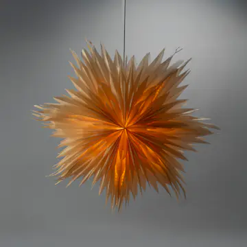 Adventsstjärna Gnosjö Konstsmide Pappersstjärna Pärlemo inkl. Sladdställ