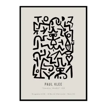 Poster Gallerix Paul Klee Comedians