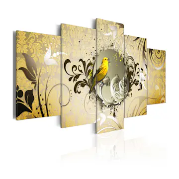 Tavla Arkiio Yellow Bird Singing