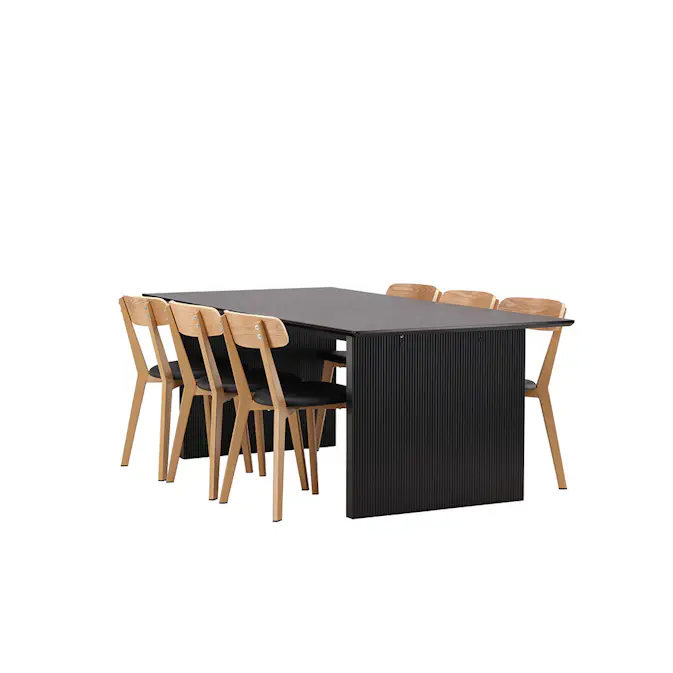 Matgrupp Venture Home Vail med 6 Sanjos Stolar