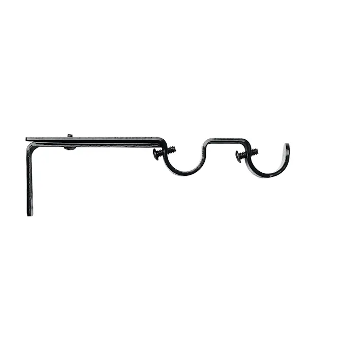 Gardinstångshållare Kirsch Dubbel & Reglerbar för Gardinstänger