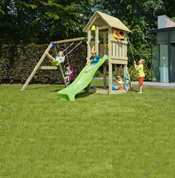 Lekställning Hörby Bruk Kiosk Lektorn med Rutschkana & Gunga