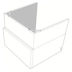 Överskåp Nibe 395-645 mm