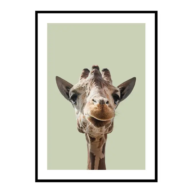 Poster Gallerix Smiling Giraffe