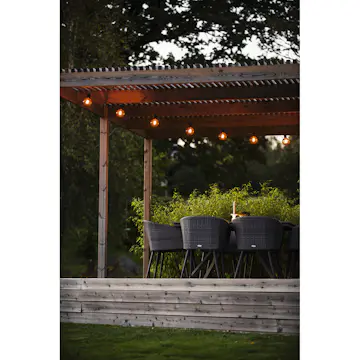 Ljusslinga Gnosjö Konstsmide E27 10 Amber