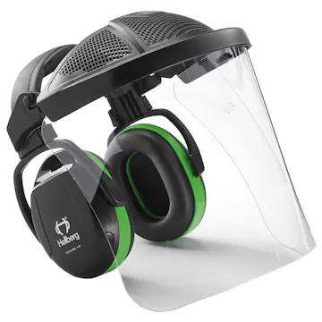 Hörselkåpa Hellberg Secure 1H Visir PC Hjässbygel