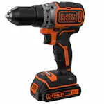 Skruvdragare Black+Decker 18V 2x1,5Ah Kitbox