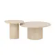 Soffbord Venture Home Härön Set Ø80 cm & Ø50 cm