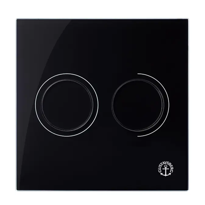 Spolknapp Gustavsberg till Triomont XS Duo Glas Pneumatisk