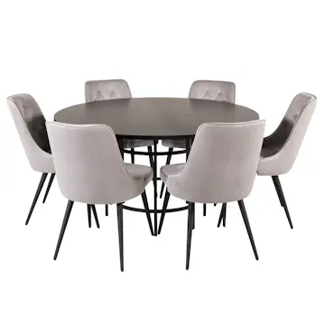 Matgrupp furniture/fashion Copenhagen med 6 Vera Stolar