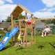 Lektorn Jungle Gym Palace 2.1 Swing Modul 220 Blå Rutschkana