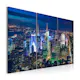 Tavla Arkiio Bird´s Eye View Of New York City By Night