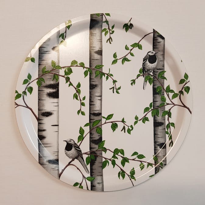 Bricka Arvidssons Textil Björkdungen Rund