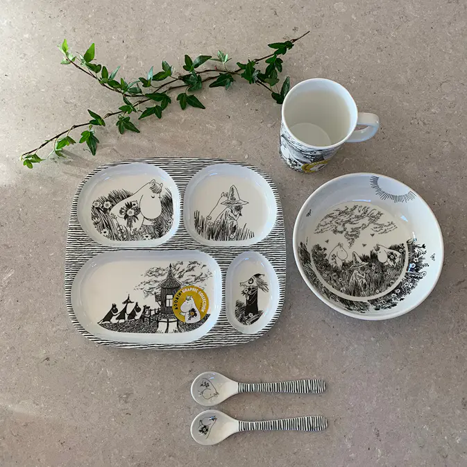 Barnsked Rätt Start Mumin ar 2 Pack Graphic