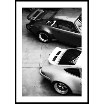 Poster Gallerix Porsche Vintage B&W