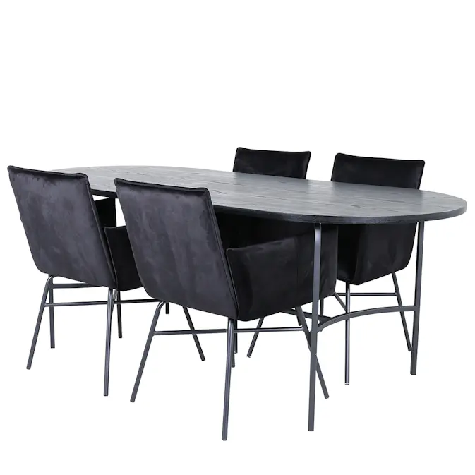 Matgrupp Venture Home San Francisco matbord och Annika matstol