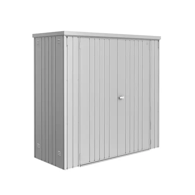 Redskapsskåp Biohort 190 Metallic Silver