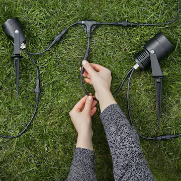 Y-koppling El-Kabel Markslöjd Garden 24 för Utebelysning