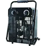 Värmefläkt Gelia Bygg 3,3 kW 230 V IP24 med Bärhandtag