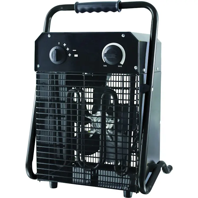 Värmefläkt Gelia Bygg 3,3 kW 230 V IP24 med Bärhandtag