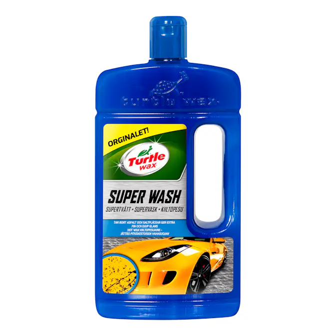 Bilschampo Turtle Wax Super Wash Supertvätt 1L
