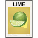 Poster Gallerix Lime Vintage Art